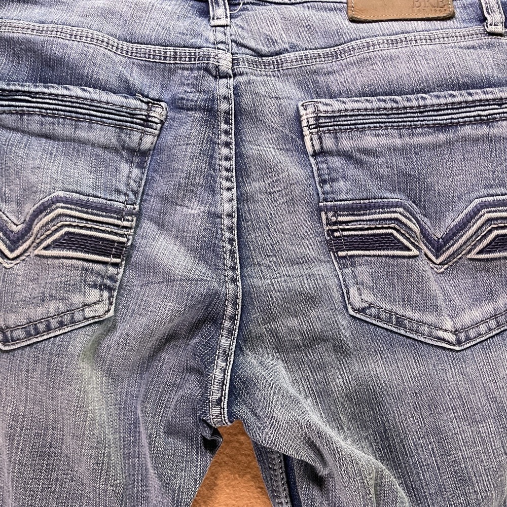 BKE Jake Straight Leg Mens Jeans 34x34 Medium Wash Denim ABS16519